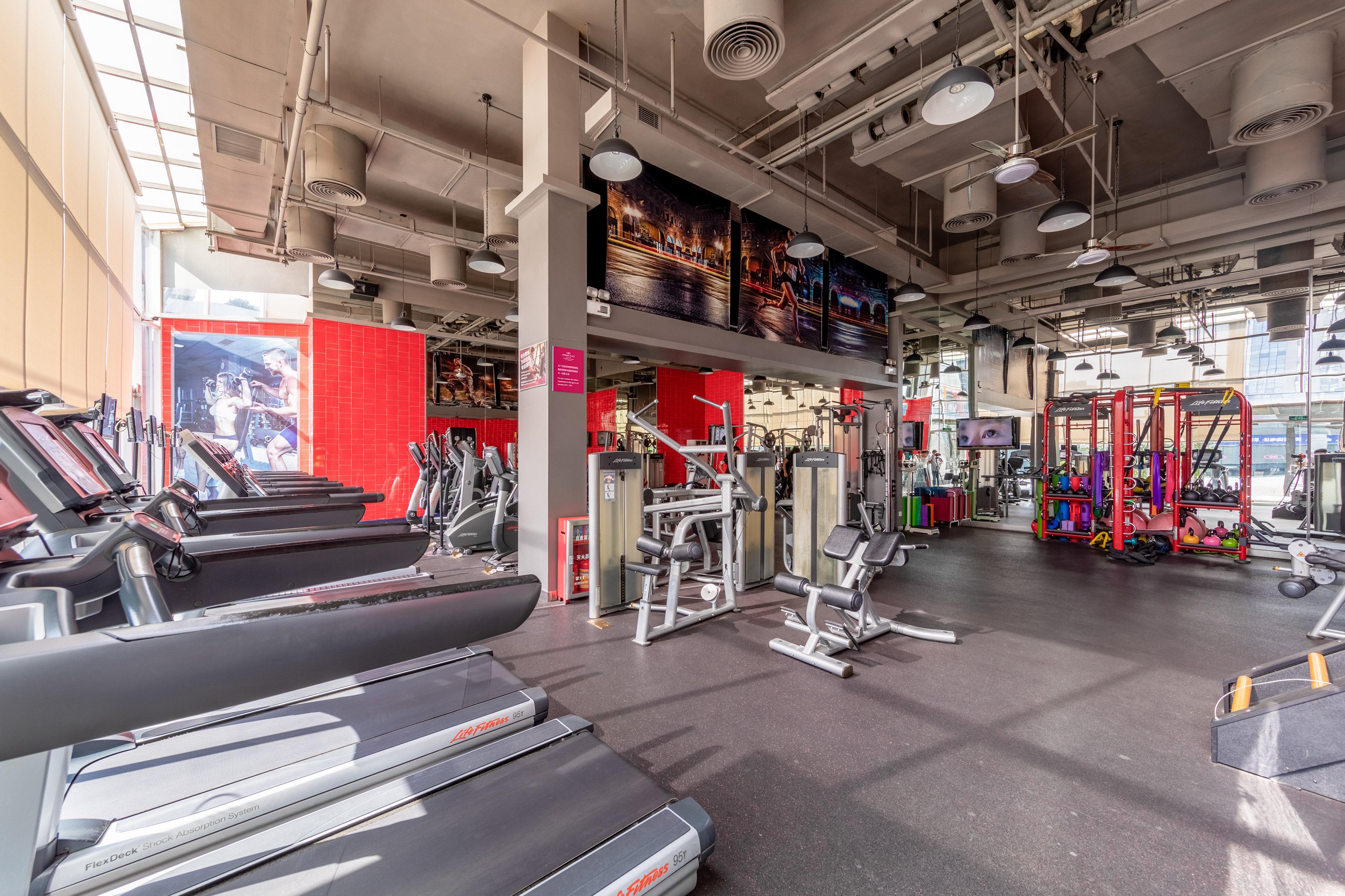 Crowne Plaza Guangzhou City Centre By Ihg - Free Shuttle Between Hotel And Exhibition Center During Canton Fair & Exhibitor Registration Counter Zewnętrze zdjęcie The gym at the hotel