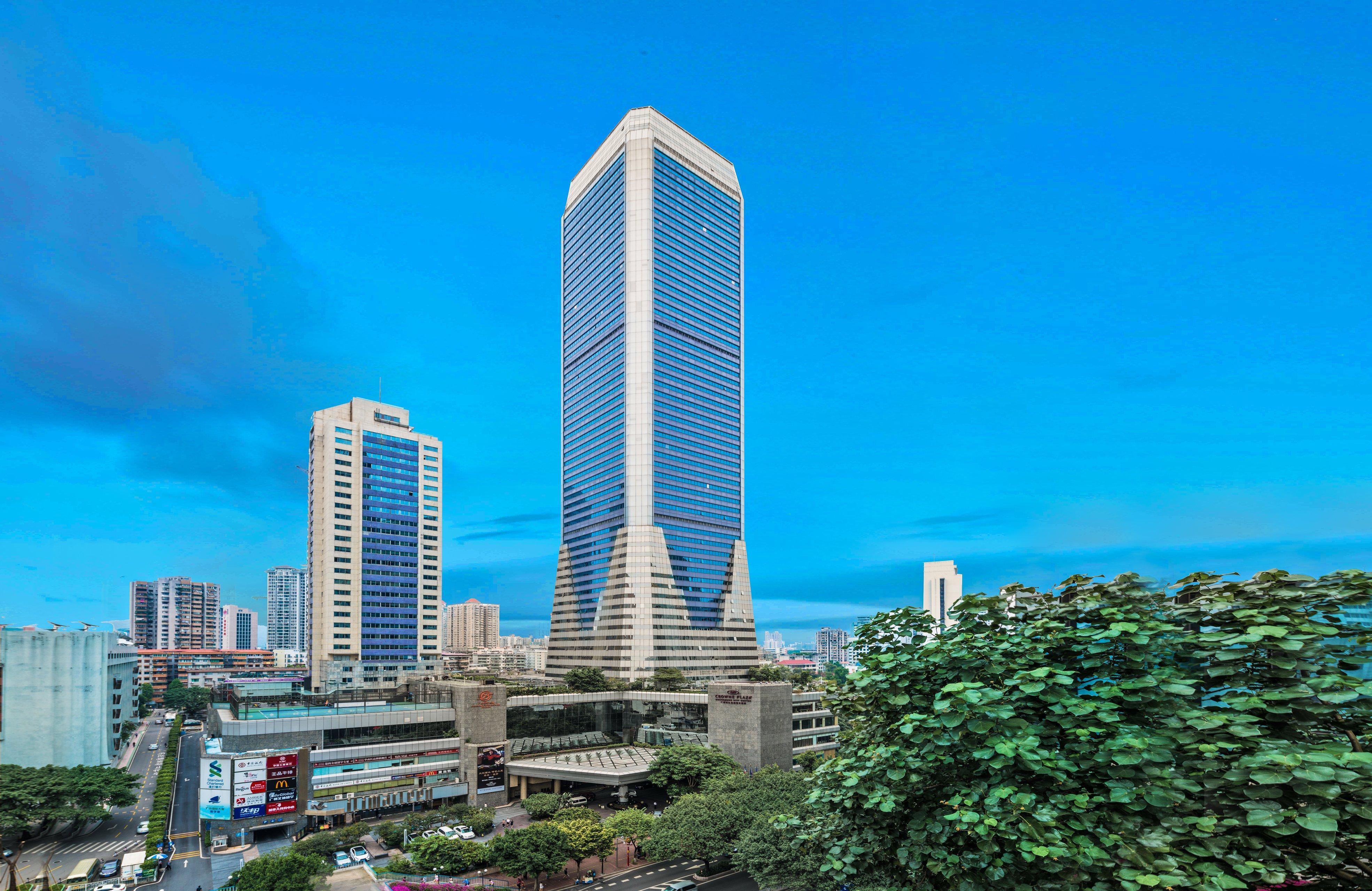 Crowne Plaza Guangzhou City Centre By Ihg - Free Shuttle Between Hotel And Exhibition Center During Canton Fair & Exhibitor Registration Counter Zewnętrze zdjęcie The building in 2019